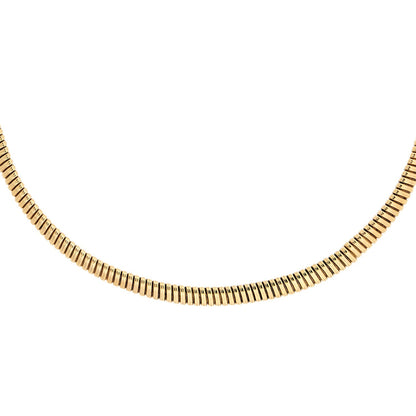 Retro 9kt Gold Gooseneck Chain Necklace 33.5 grams